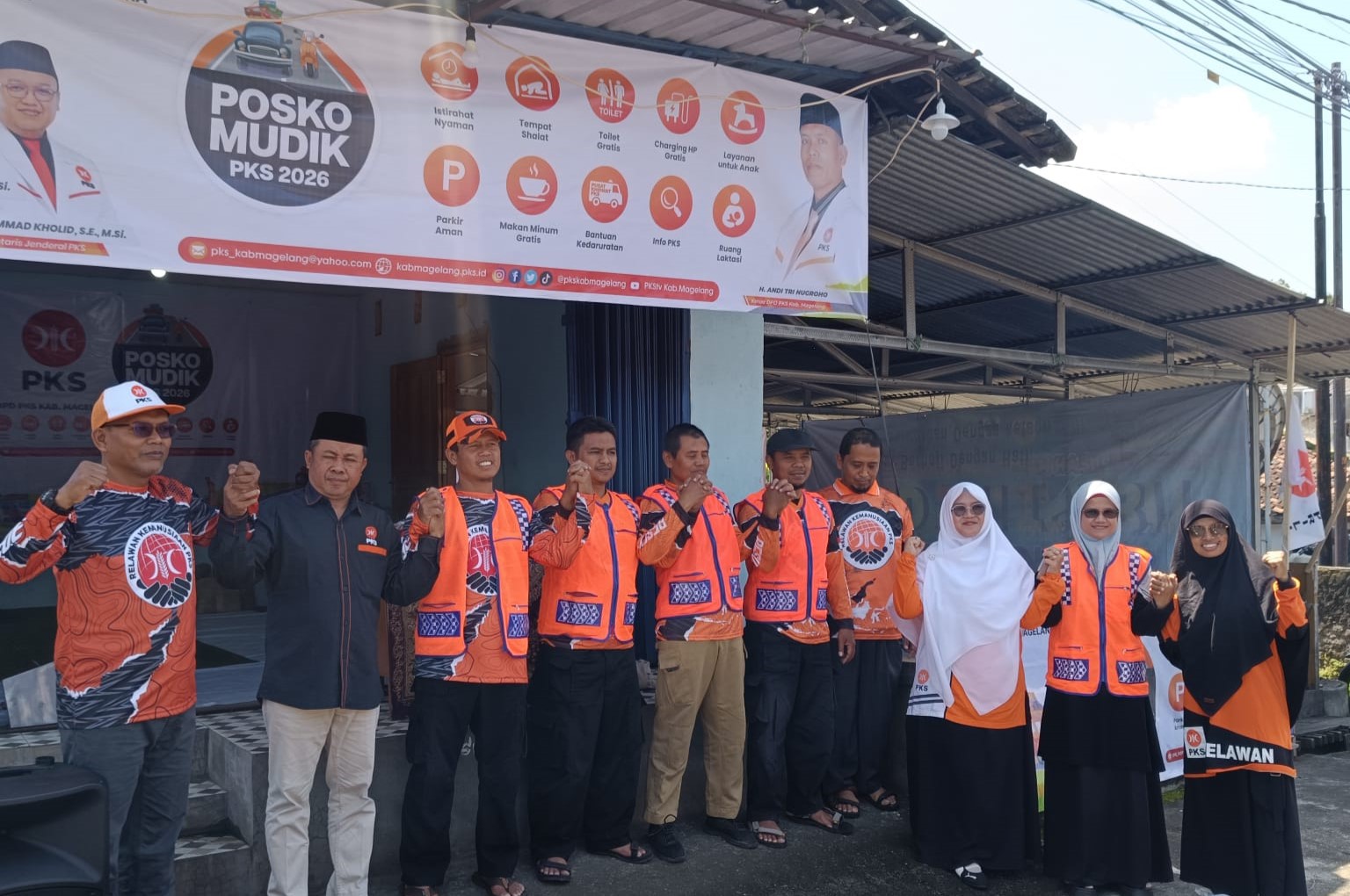 Posko Mudik PKS Kabupaten Magelang 2026 Sediakan BBM Gratis