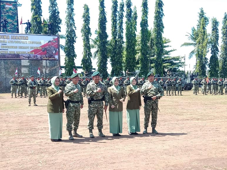 Sertijab: Letkol Budi Sanjaya Jabat Danyonif 412/BES Purworejo