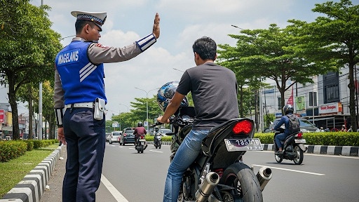Tiga Pelanggaran Sekaligus, Polisi Sita Motor Milik Pelajar Kota Magelang