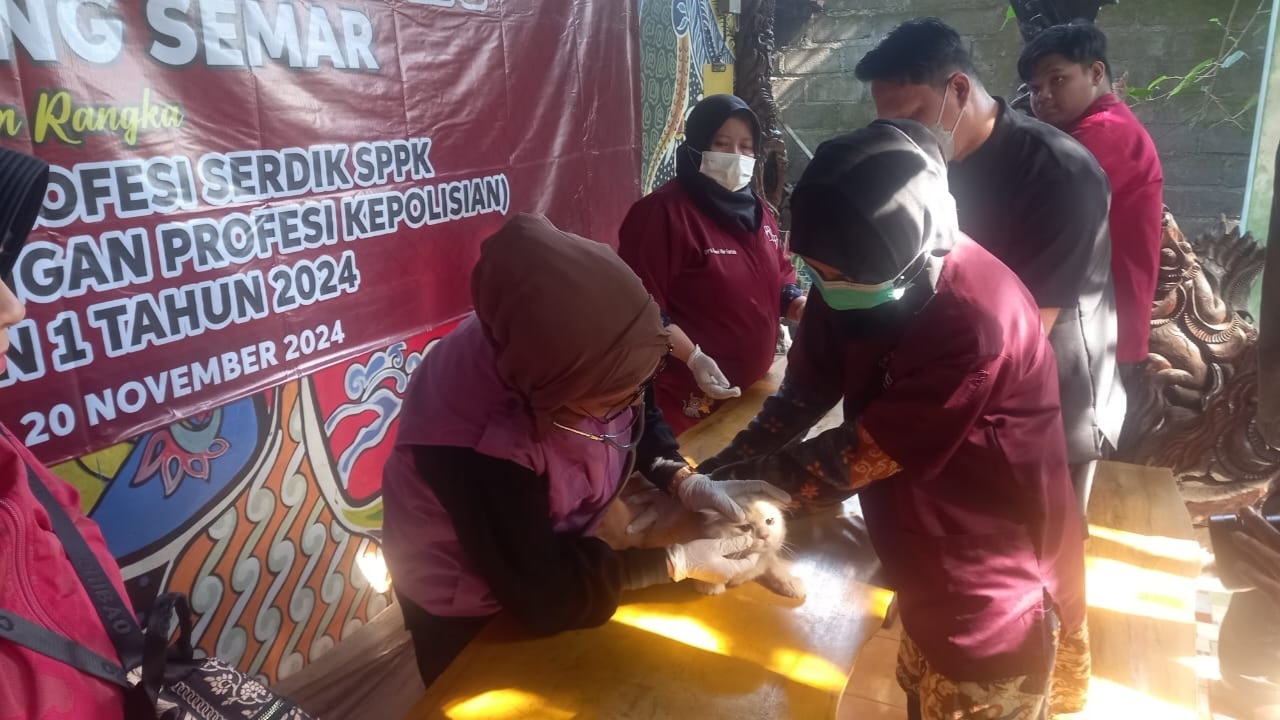 SPPK Angkatan 1 Gelar Bakti Kesehatan, Mulai dari Khitan Massal Hingga Vaksin Hewan Gratis