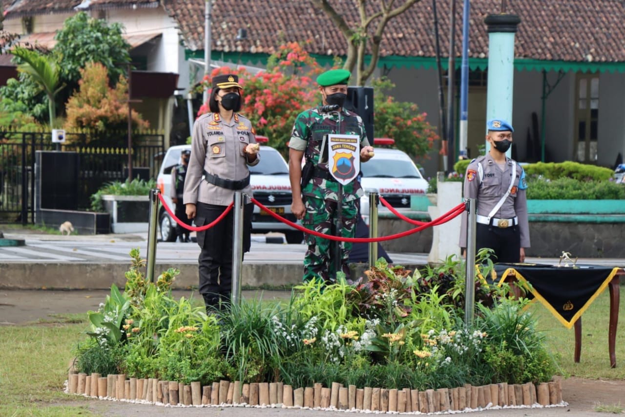 Hari ini Operasi Lilin Candi 2022 Dimulai, Polres Magelang Kota Gelar Pasukan