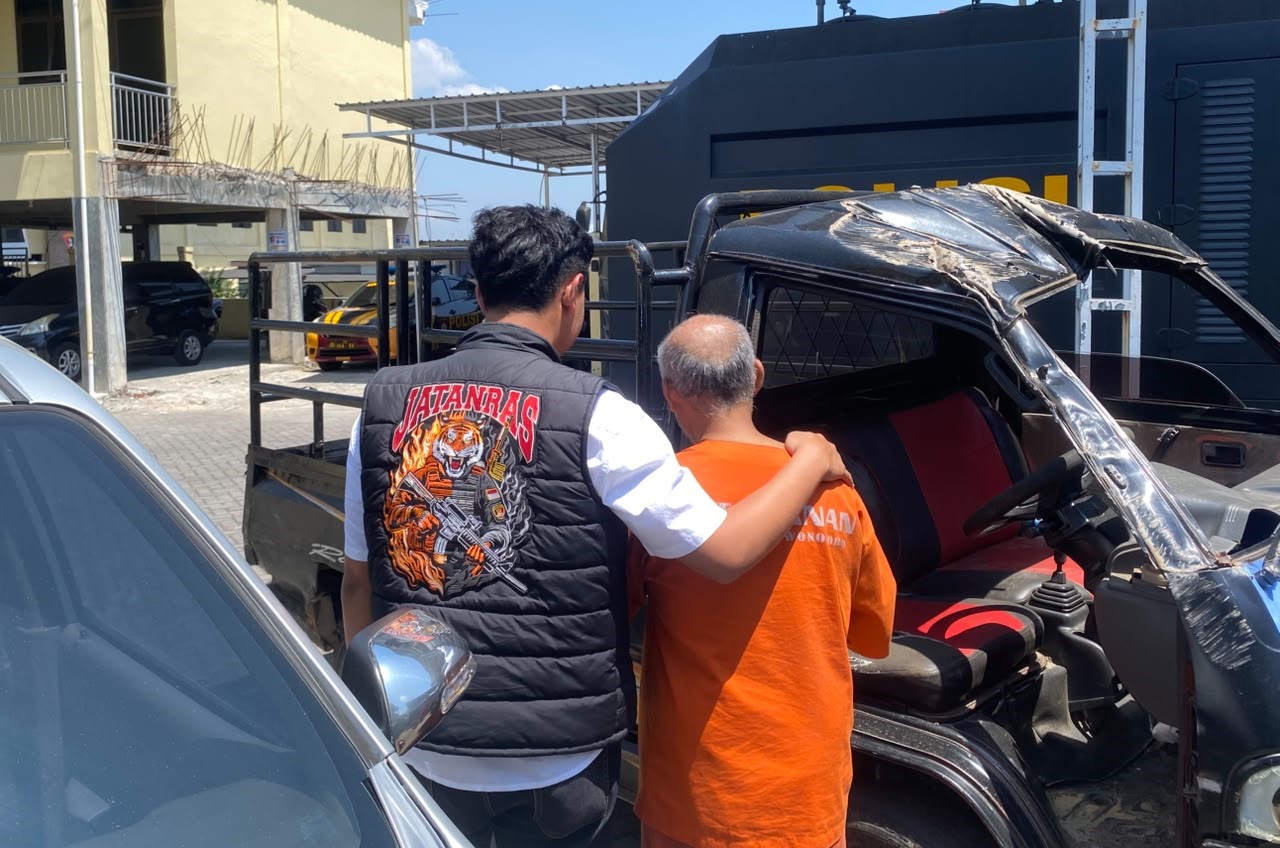 Curi Sapi di Wonosobo, Mobil Pelaku Terguling Dikejar Warga