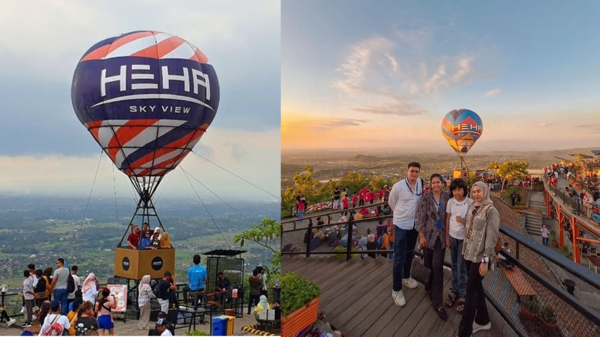 Menikmati Indahnya Pemandangan Langit dan Kota Jogja Dari Ketinggian Di Heha View Sky