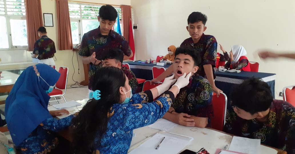 Kendalikan Penyakit Tidak Menular, SMA N Kota Mungkid Kembali Gencarkan Screening