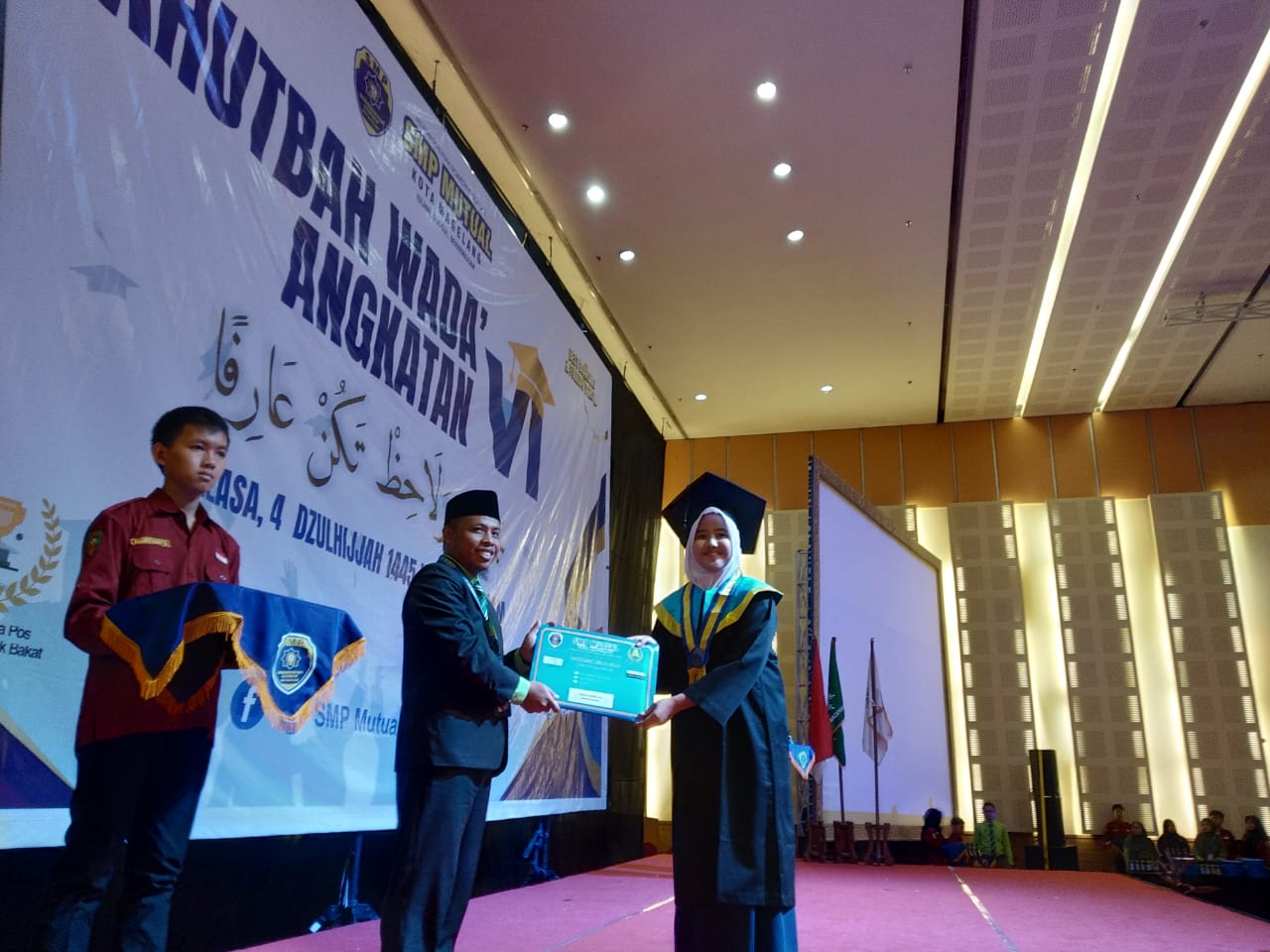 100 Persen Siswanya Lulus, SMP Mutual Kota Magelang Gelar Khutbah Wada'