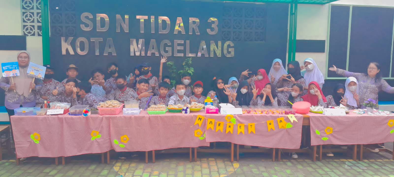 Melatih Wirausaha Sejak Dini, SDN Tidar 3 Kota Magelang Gelar Market Day