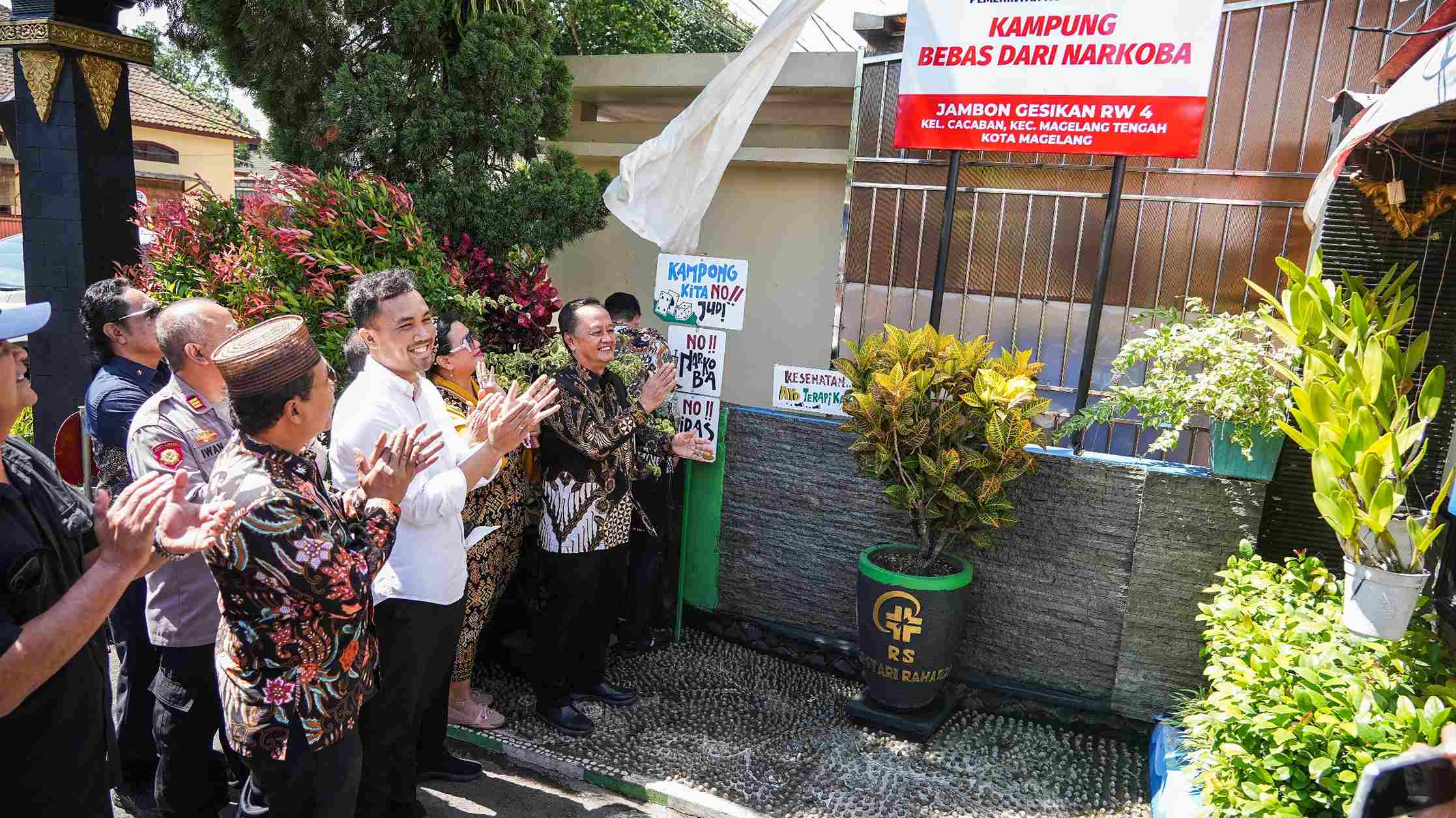 Kampung Jambon Gesikan RW IV Jadi Kampung ke-11 Bebas Narkoba di Kota Magelang