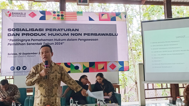 Tingkatkan Pengawasan Pilkada 2024, Bawaslu Gelar Sosialisasi Peraturan dan Produk Hukum Non Perbawaslu