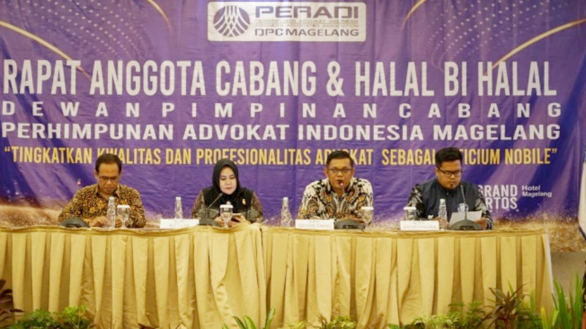 Komitmen Peradi Magelang Junjung Tinggi Kehormatan Profesi Advokat