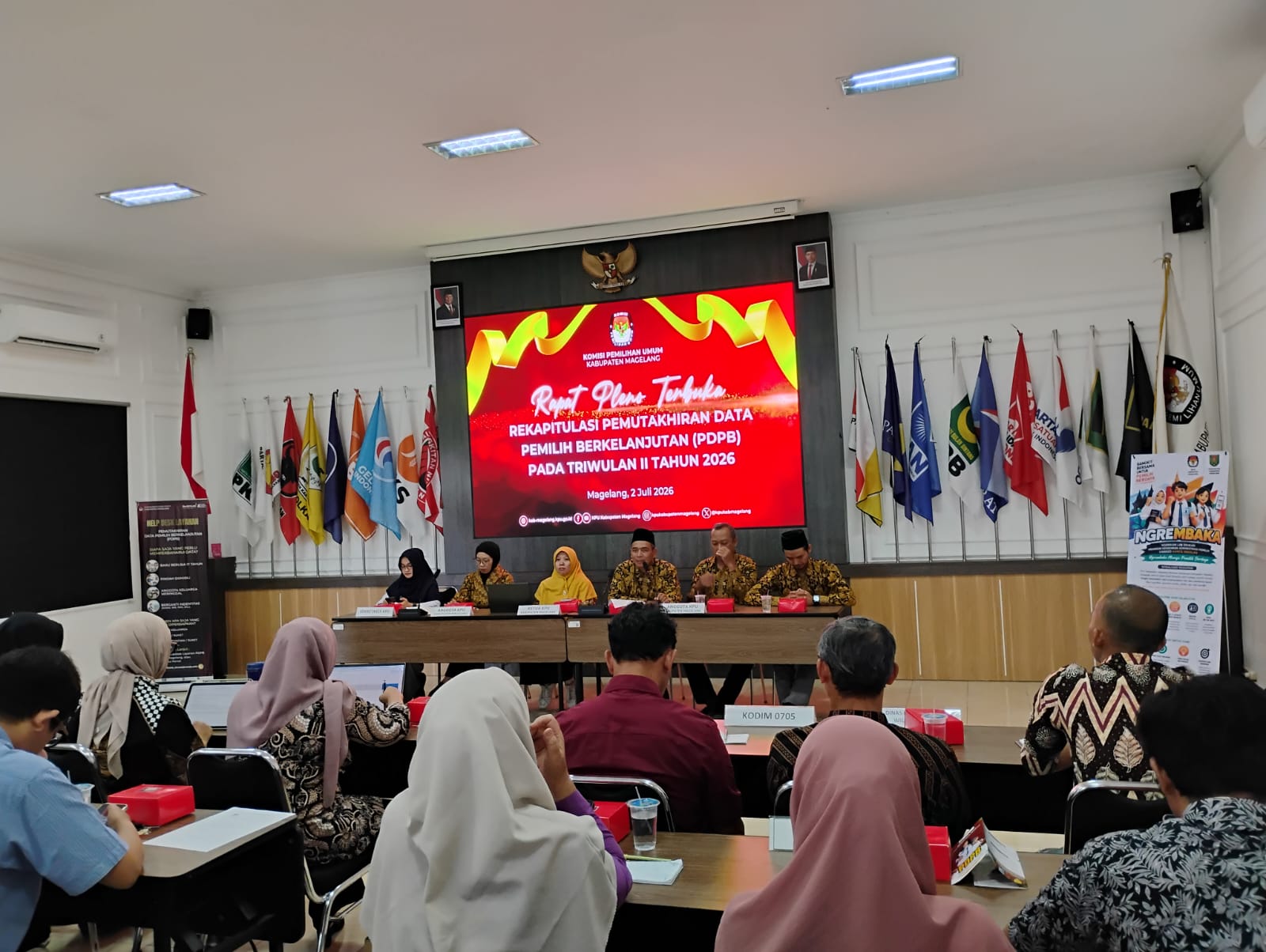 Hasil PDPB Triwulan II 2026, 21 Ribu Pemilih Baru Masuk Daftar Pemilih di Kabupaten Magelang