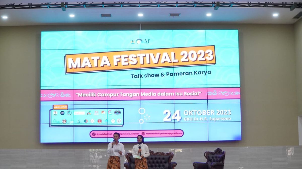 LPM MATA UNTIDAR Gelar MATA Festival 2023, Ajak Anak Muda Pahami Peran Media dalam Isu Sosial 