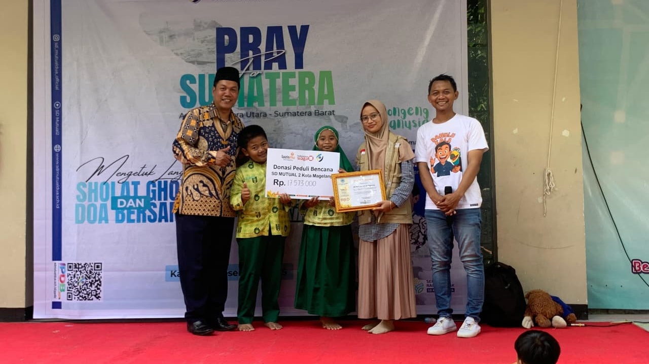 SD Mutual 2 Kota Magelang Galang Dana Rp17,5 Juta Solidaritas Sumatera