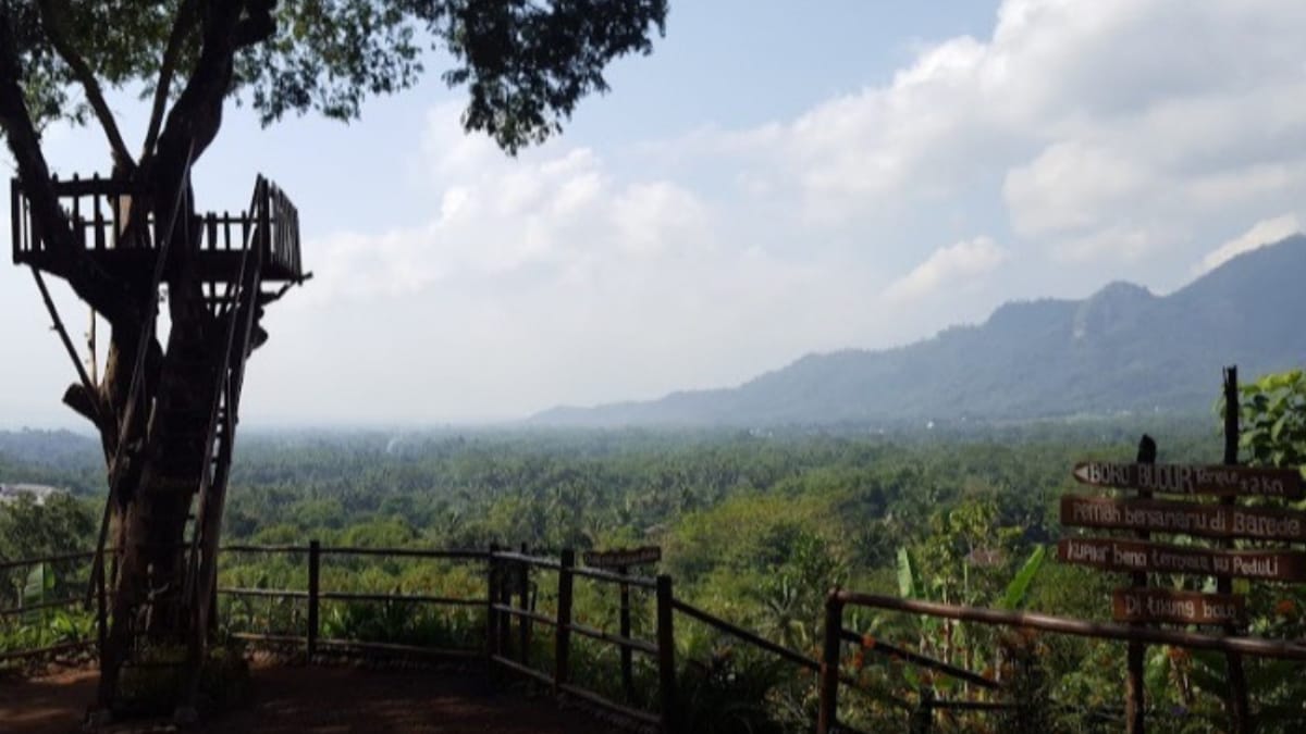 Wisata Alam Bukit Barede Yang Menawarkan Spot Keindahan Borobudur Seperti Dari Atas Langit. 