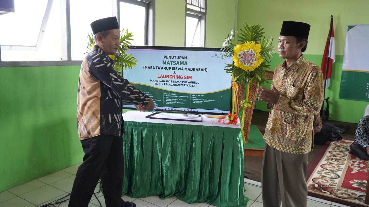 Go Digital, MA An-Nawawi Purworejo Luncurkan Sistem Informasi Madrasah