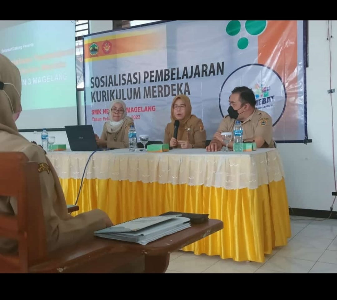Sosialisasi Pembelajaran Kurikulum Merdeka di SMK Negeri 3 Magelang