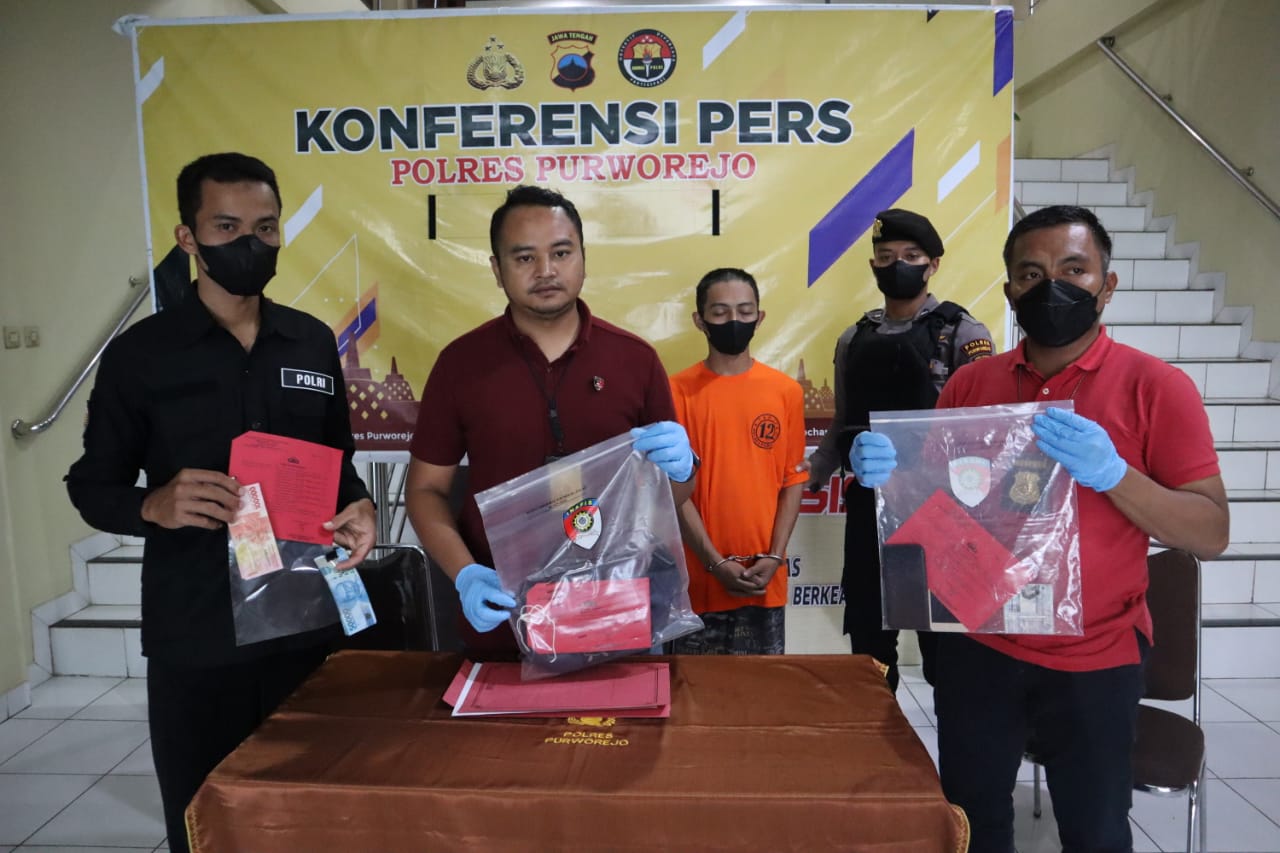 Polisi Amankan Pengedar Uang Palsu yang Beroperasi di Wilayah Kaligesing