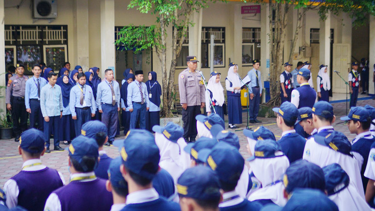 Polres Magelang Kota Ajak Siswa SMP Mutual Jadi Pelopor Pelajar Hebat