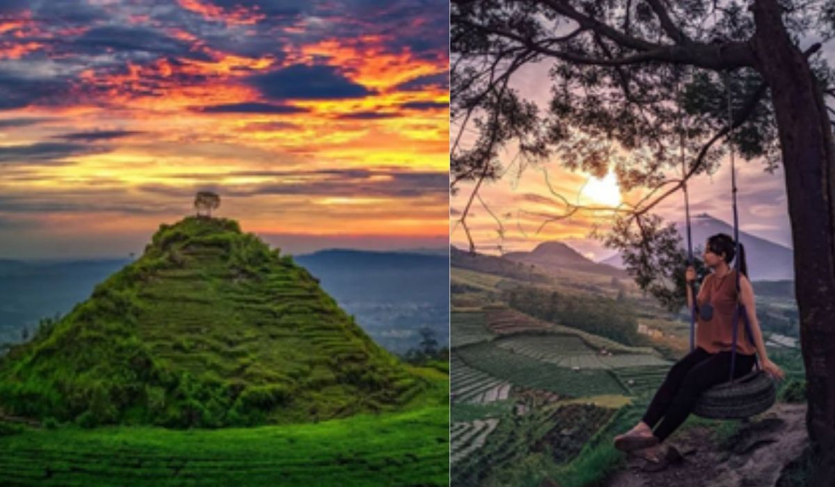 Menikmati Senja Super Epic di Puncak Gunung Cilik Wonosobo