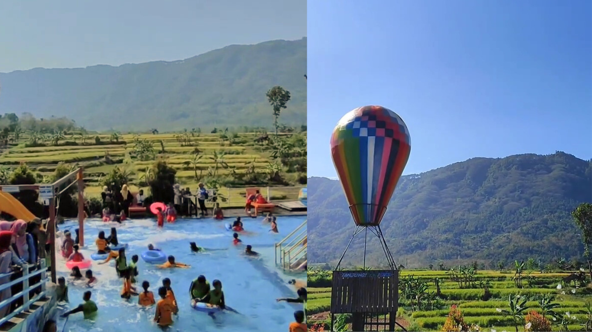 Lokasi & Harga Tiket Masuk Wisata Tanjung Sky Park, Berenang Ditemani Pemandangan Alam Yang Indah di Wonogiri