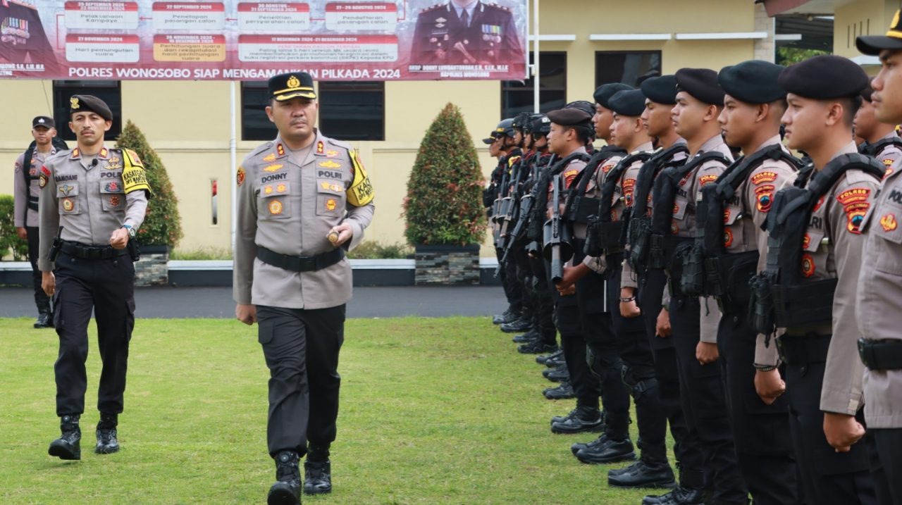 Pengamanan Pilkada Wonosobo, 3.494 Personel Diterjunkan, Berikut Titiknya