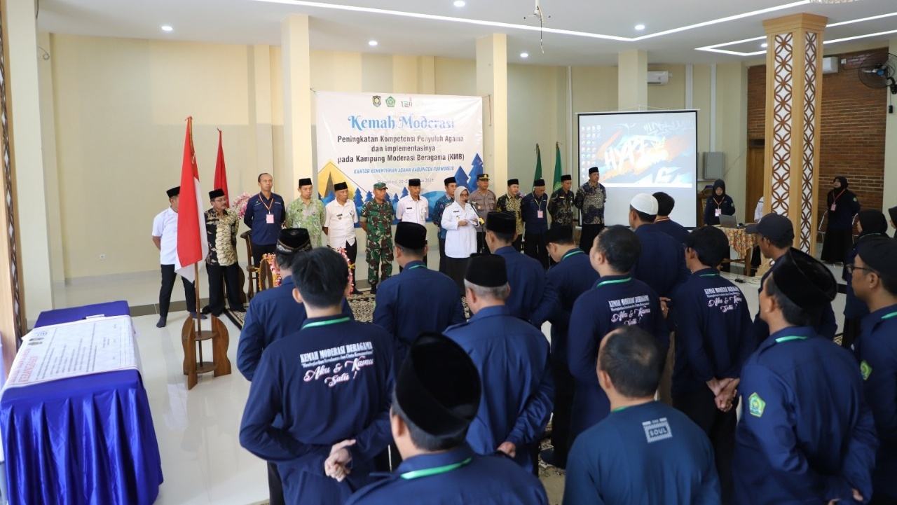 100 Penyuluh Agama Ikuti Kemah Moderasi di Purworejo, Bupati Tekankan Pentingnya Toleransi