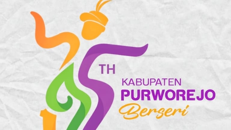 Logo Hari Jadi ke-195 Kabupaten Purworejo Tonjolkan Siluet Tari Dolalak 