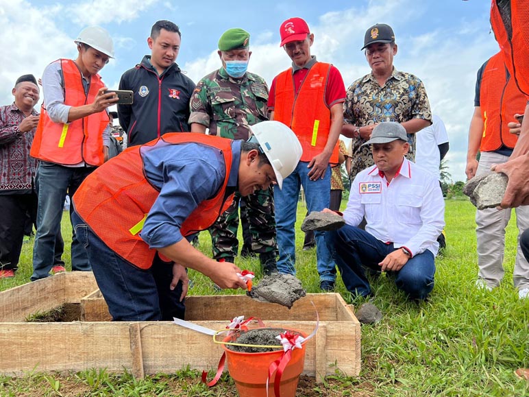 Pembangunan Stadion Mini di Pagerkukuh Dimulai, Kapasitas 5.000 Penonton