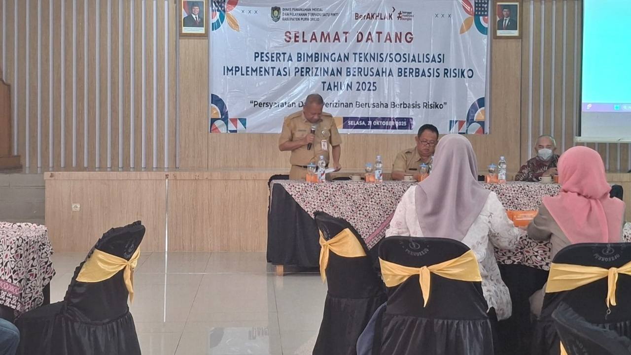 Pemkab Purworejo Dorong Kepatuhan Pelaku Usaha Lewat Bimtek Perizinan Berbasis Risiko 2025