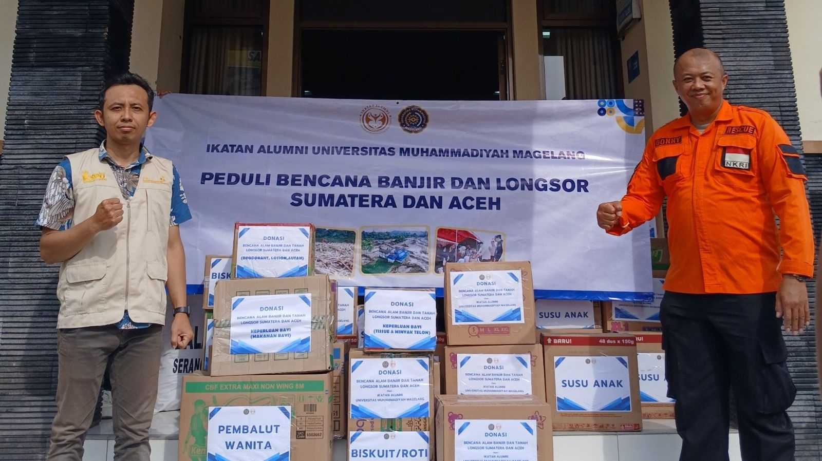 Ikatan Alumni UNIMMA Salurkan Donasi Rp10 Juta ke Sumatera