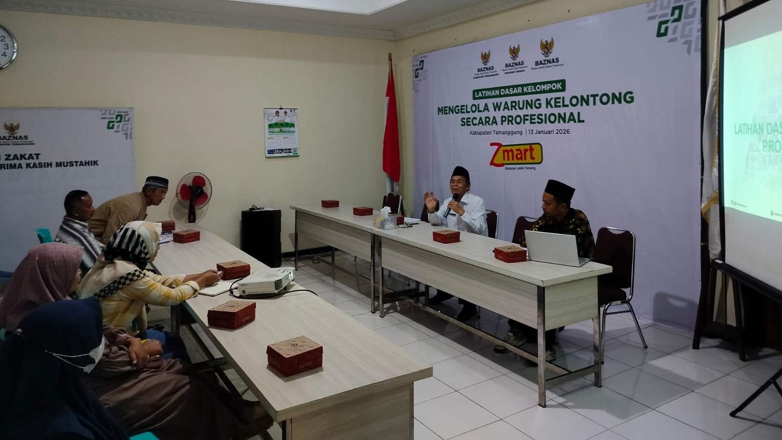Baznas Temanggung Dampingi 40 Mustahik Kembangkan Warung Lewat Program ZMart