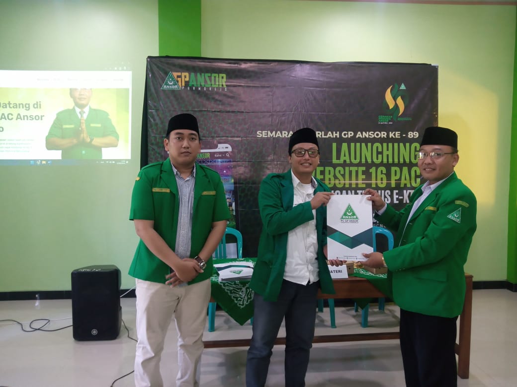 Perkuat Literasi Digital, 16 Website PAC GP Ansor se-Purworejo Dilaunching Serentak