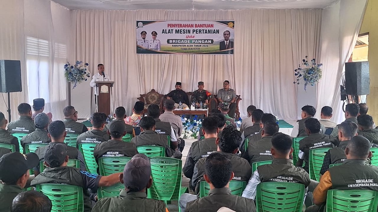 Kementan Optimalkan Produktivitas Brigade Pangan Aceh Timur dengan Alsintan