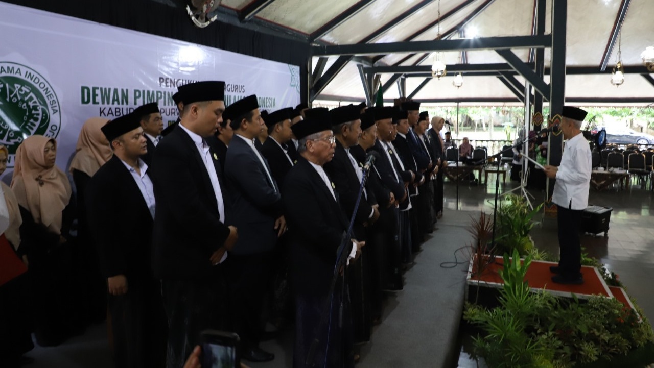 Pengurus MUI Purworejo Periode 2025–2030 Dikukuhkan