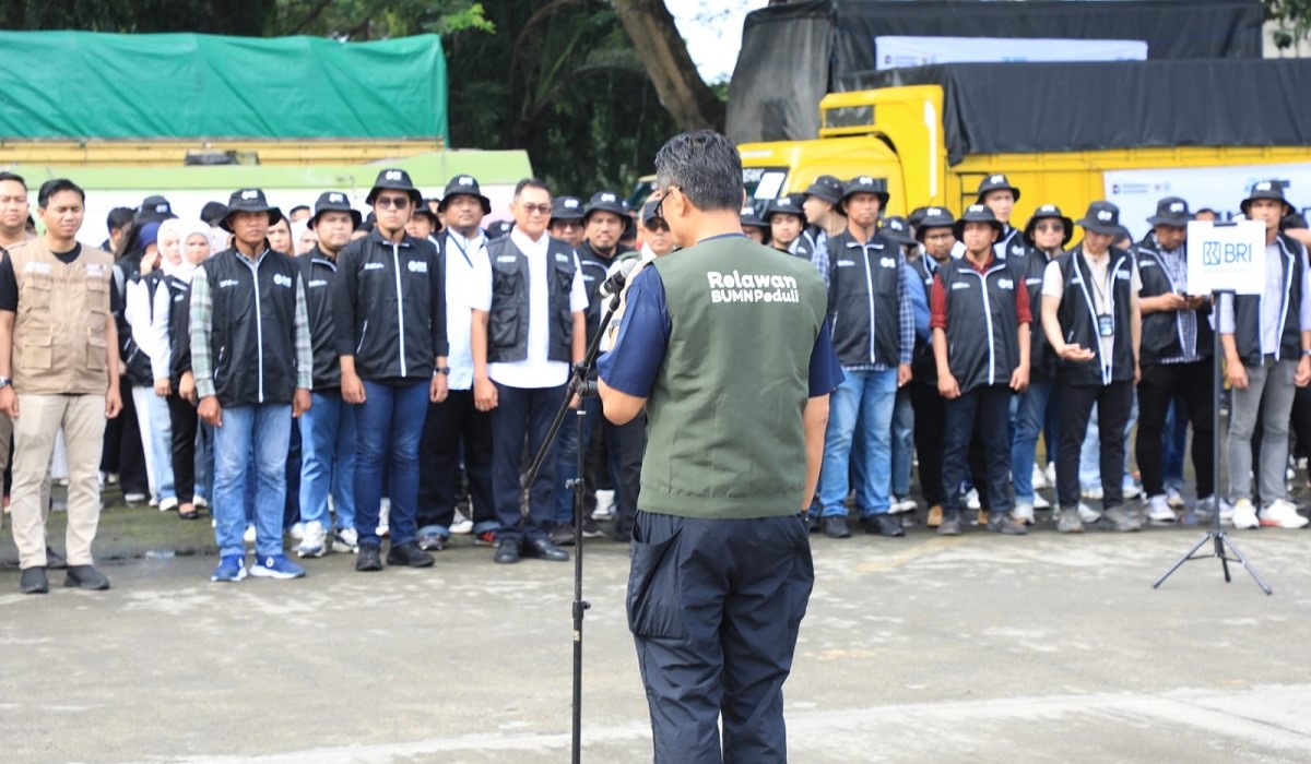 Komitmen Nyata BUMN Peduli, BRI Terjunkan Relawan, Tegaskan Dukungan Jangka Panjang Pemulihan Bencana Sumatera