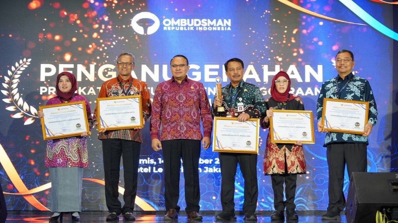 Nyaris Sempurna, Pemkot Magelang Hattrick Juara Kepatuhan Layanan Publik Nasional