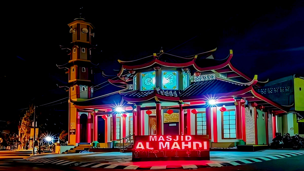 Masjid Al Mahdi Kota Magelang, Masjid Unik dengan Arsitektur China yang Mirip Kelenteng