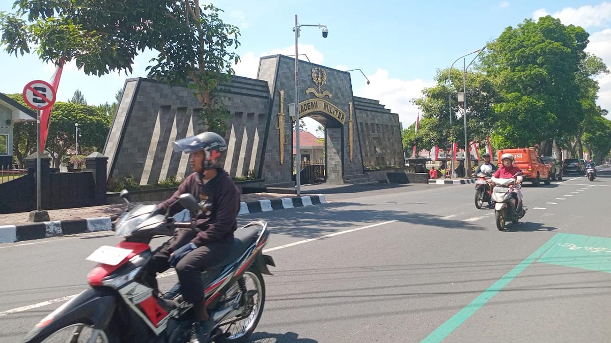 Jalan Gatot Soebroto Kota Magelang Masih Dibuka, Situasi Ramai Lancar