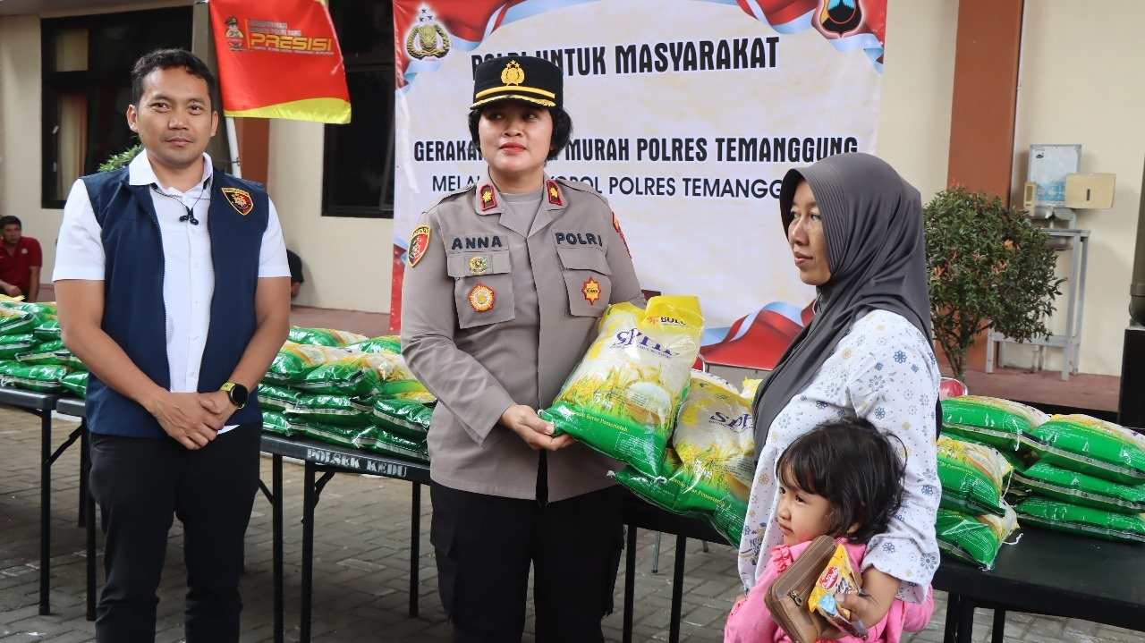 Gerakan Pangan Murah di Temanggung, Harga Beras Stabil dan Daya Beli Warga Terjaga