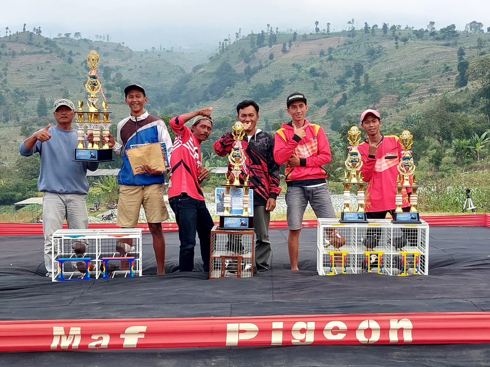 Merpati Tim Wahana Baru Jawara Lomba Merpati Kolong di Temanggung, Hadiah Puluhan Juta