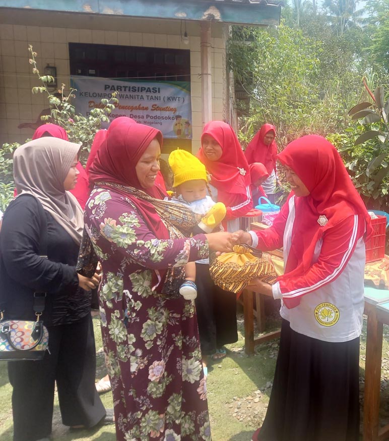 Kelompok Wanita Tani di Magelang, Bagikan Hasil Panen untuk Bantu Turunkan Stunting