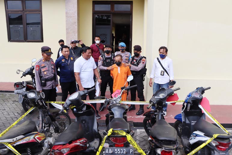 Baru Keluar Penjara, Residivis Curanmor Nekat Curi 6 Motor