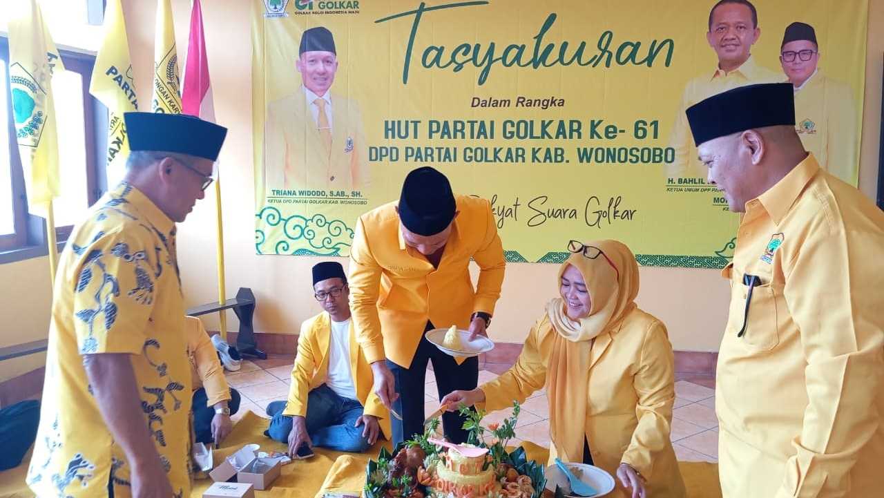 Golkar Wonosobo Rayakan HUT ke-61 dengan Bakti Sosial dan Pembangunan TPQ