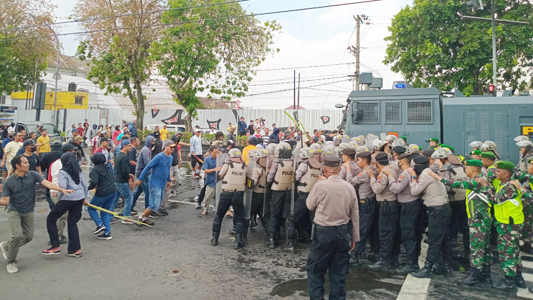 Antisipasi dan Edukasi Pengamanan Demonstrasi, Polres Magelang Kota Gelar Sispamkota dengan 600 Personil