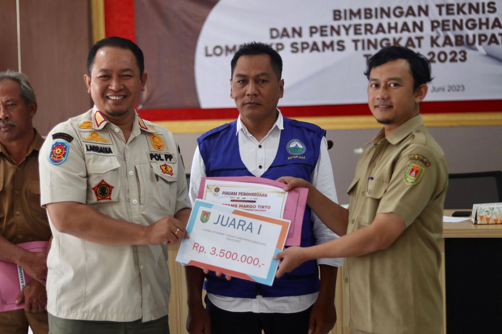 SELAMAT! Margoyoso Juara Lomba KP SPAMS Kabupaten Magelang