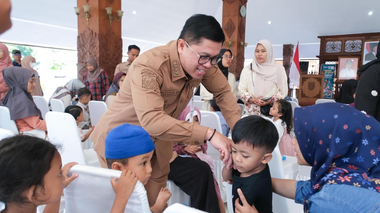 Sumringah, Ada 250 Balita di Kota Magelang Terima Paket Nutrisi, Walikota: Ini Intervensi Cegah Stunting