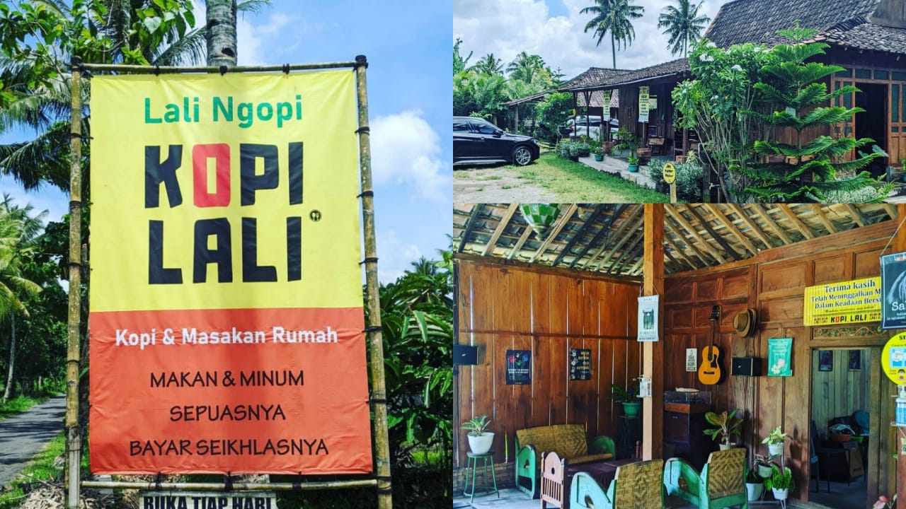 Mau Makan dan Minum Sepuasnya Tapi Cuma Bayar Seikhlasnya? Ini Dia Tempatnya, Kopi Lali Yogyakarta