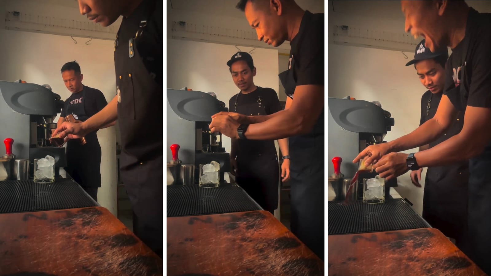 Barista Kocak di Balana Kitchen & Coffee Borobudur yang Viral, Ternyata Seorang Polisi