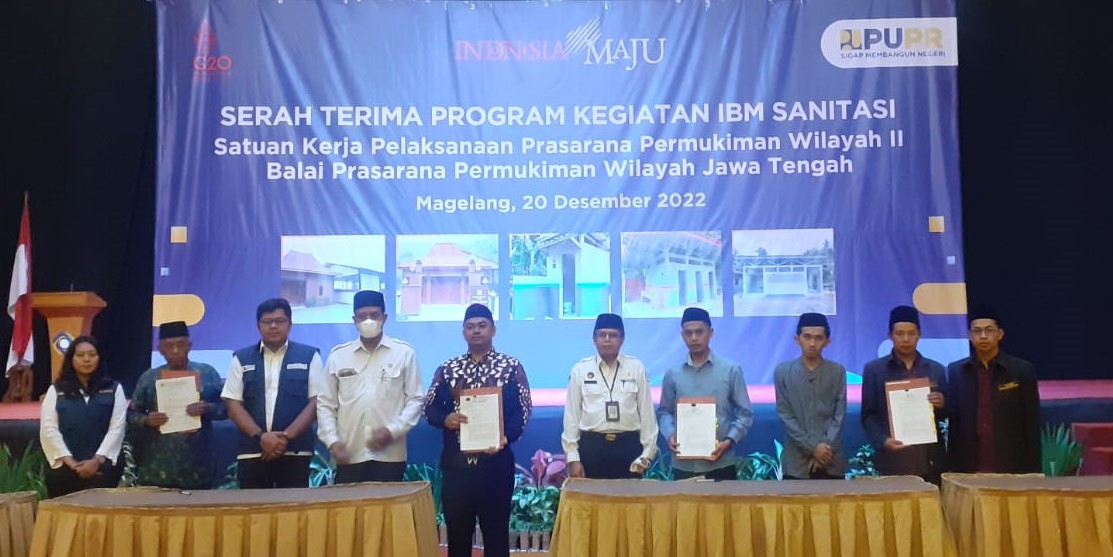 Kementrian PUPR Rampungkan Program Sanitasi Berbasis Masyarakat di Empat Kabupaten di Jawa Tengah