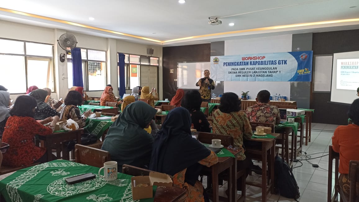 Workshop Peningkatan Kapabilitas GTK SMK Keunggulan Skema Reguler Lanjutan SMKN 2 Magelang