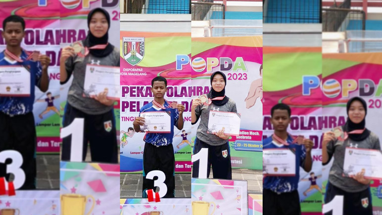 SMKN 2 Magelang Borong Juara Cabang Olahraga Atletik POPDA Kota Magelang